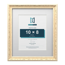 Louis Range Cream Picture, Photo & Poster Frame with White Mount - 14x12" Frame for 10x8" Photo, Cream