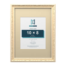Louis Range Cream Picture, Photo & Poster Frame with Ivory Mount - 16x12" Frame for 10x8" Photo, Cream