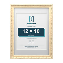 Louis Range Cream Picture, Photo & Poster Frame with White Mount - 16x12" Frame for 12x10" Photo, Cream