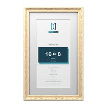 Louis Range Cream Picture, Photo & Poster Frame with White Mount - 20x12" Frame for 16x8" Photo, Cream