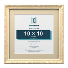 Louis Range Cream Picture, Photo & Poster Frame with Ivory Mount - 13x13" Frame for 10x10" Photo, Cream