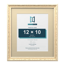 Louis Range Cream Picture, Photo & Poster Frame with Ivory Mount - 16x14" Frame for 12x10" Photo, Cream