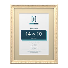 Louis Range Cream Picture, Photo & Poster Frame with Ivory Mount - 18x14" Frame for 14x10" Photo, Cream
