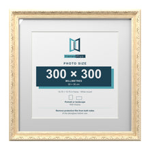 Louis Range Cream Picture, Photo & Poster Frame with White Mount - 40x40cm Frame for 30x30cm Photo, Cream