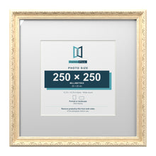 Louis Range Cream Picture, Photo & Poster Frame with White Mount - 40x40cm Frame for 25x25cm Photo, Cream