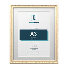Louis Range Cream Picture, Photo & Poster Frame with White Mount - 50x40cm Frame for A3 Photo, Cream