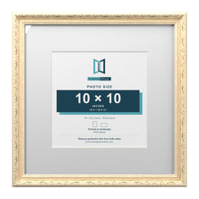 Louis Range Cream Picture, Photo & Poster Frame with White Mount - 16x16" Frame for 10x10" Photo, Cream
