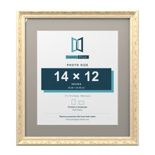 Louis Range Cream Picture, Photo & Poster Frame with Dawn Grey Mount - 18x16" Frame for 14x12" Photo, Cream
