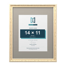 Louis Range Cream Picture, Photo & Poster Frame with Dawn Grey Mount - 20x16" Frame for 14x11" Photo, Cream