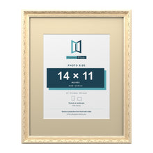 Louis Range Cream Picture, Photo & Poster Frame with Ivory Mount - 20x16" Frame for 14x11" Photo, Cream