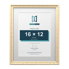 Louis Range Cream Picture, Photo & Poster Frame with White Mount - 20x16" Frame for 16x12" Photo, Cream