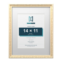 Louis Range Cream Picture, Photo & Poster Frame with White Mount - 20x16" Frame for 14x11" Photo, Cream