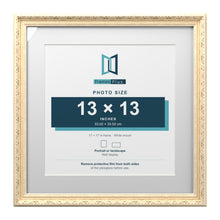 Louis Range Cream Picture, Photo & Poster Frame with White Mount - 17x17" Frame for 13x13" Photo, Cream
