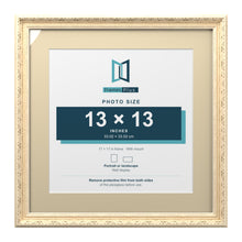 Louis Range Cream Picture, Photo & Poster Frame with Ivory Mount - 17x17" Frame for 13x13" Photo, Cream