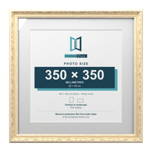 Louis Range Cream Picture, Photo & Poster Frame with White Mount - 45x45cm Frame for 35x35cm Photo, Cream