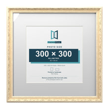 Louis Range Cream Picture, Photo & Poster Frame with White Mount - 45x45cm Frame for 30x30cm Photo, Cream