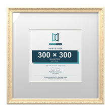 Louis Range Cream Picture, Photo & Poster Frame with White Mount - 50x50cm Frame for 30x30cm Photo, Cream