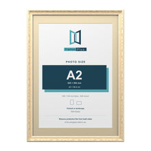 Louis Range Cream Picture, Photo & Poster Frame with Ivory Mount - 70x50cm Frame for A2 Photo, Cream