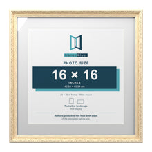 Louis Range Cream Picture, Photo & Poster Frame with White Mount - 20x20" Frame for 16x16" Photo, Cream