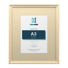 Louis Range Cream Picture, Photo & Poster Frame with Ivory Mount - 24x20" Frame for A3 Photo, Cream