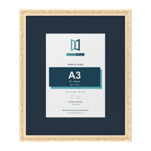 Louis Range Cream Picture, Photo & Poster Frame with Pacific Blue Mount - 24x20" Frame for A3 Photo, Cream