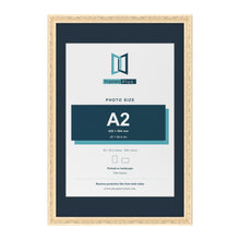 Louis Range Cream Picture, Photo & Poster Frame with Pacific Blue Mount - 30x20" Frame for A2 Photo, Cream