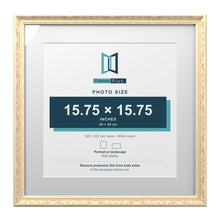 Louis Range Cream Picture, Photo & Poster Frame with White Mount - 52x52cm Frame for 40x40cm Photo, Cream