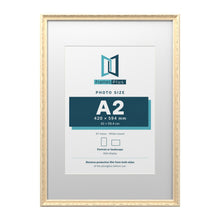 Louis Range Cream Picture, Photo & Poster Frame with White Mount - A1 Frame for A2 Photo, Cream