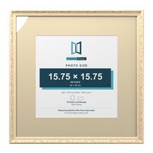 Louis Range Cream Picture, Photo & Poster Frame with Ivory Mount - 60x60cm Frame for 40x40cm Photo, Cream