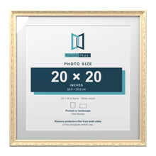 Louis Range Cream Picture, Photo & Poster Frame with White Mount - 24x24" Frame for 20x20" Photo, Cream