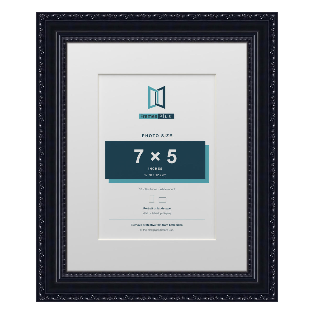 Louis Range Black Picture, Photo & Poster Frame with White Mount