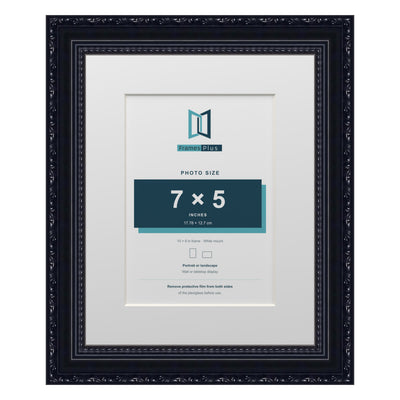 Louis Range Black Picture, Photo & Poster Frame with White Mount
