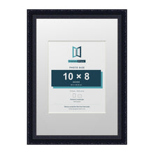 Louis Range Black Picture, Photo & Poster Frame with White Mount - A3 Frame for 10x8" Photo, Black