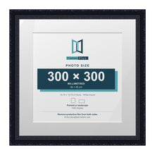 Louis Range Black Picture, Photo & Poster Frame with White Mount - 40x40cm Frame for 30x30cm Photo, Black