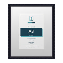 Louis Range Black Picture, Photo & Poster Frame with White Mount - 24x20" Frame for A3 Photo, Black
