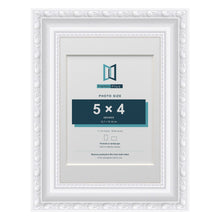 Louis Range White Picture, Photo & Poster Frame with White Mount - 7x5" Frame for 5x4" Photo, White