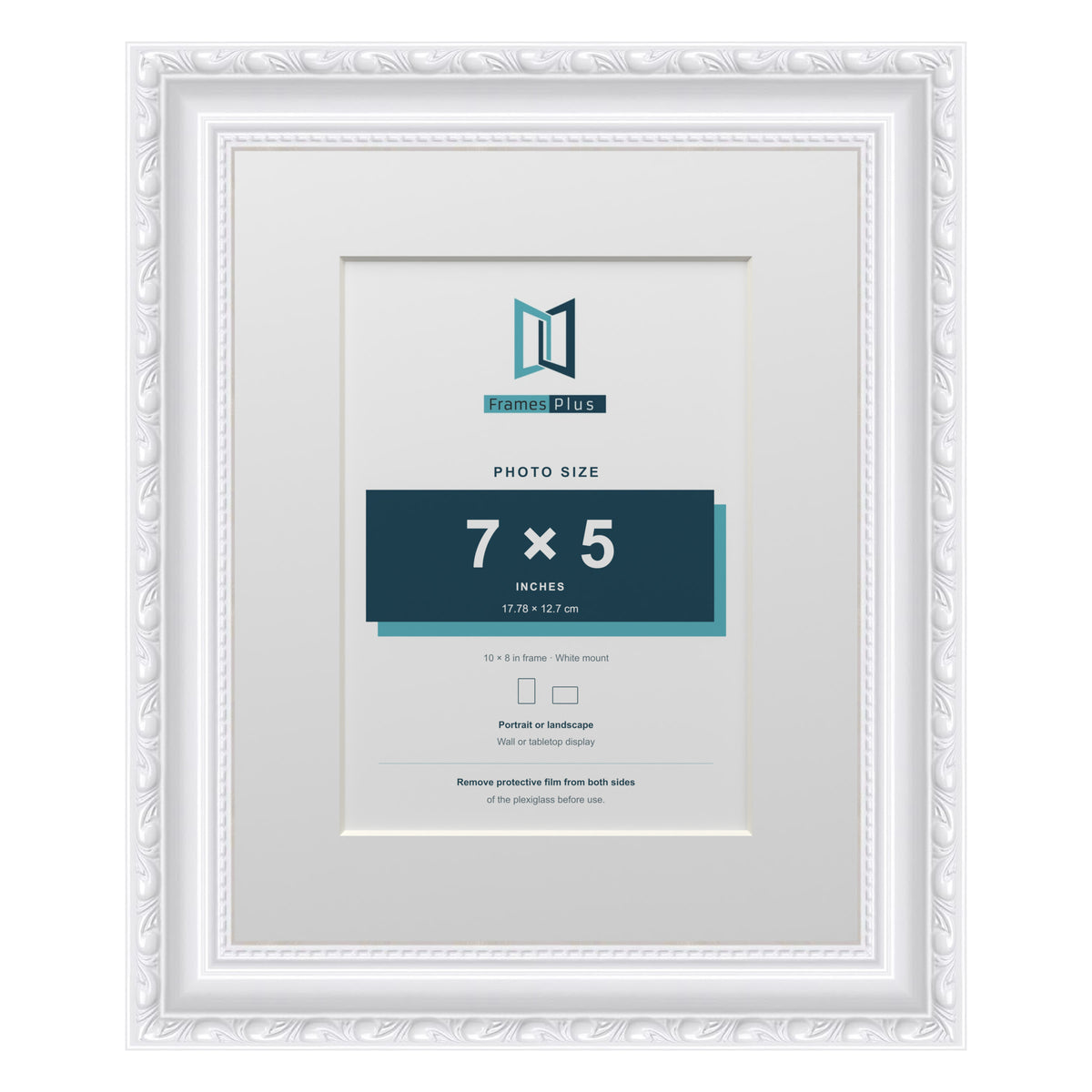 Louis Range White Picture, Photo & Poster Frame with White Mount
