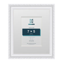Louis Range White Picture, Photo & Poster Frame with White Mount - 11x9" Frame for 7x5" Photo, White