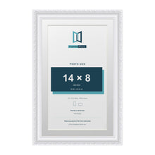 Louis Range White Picture, Photo & Poster Frame with White Mount - 16x10" Frame for 14x8" Photo, White