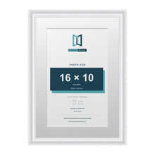 Louis Range White Picture, Photo & Poster Frame with White Mount - 20x14" Frame for 16x10" Photo, White