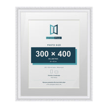 Louis Range White Picture, Photo & Poster Frame with White Mount - 50x40cm Frame for 40x30cm Photo, White