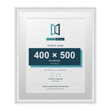 Louis Range White Picture, Photo & Poster Frame with White Mount - 60x50cm Frame for 50x40cm Photo, White