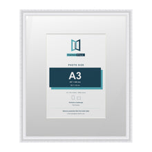 Louis Range White Picture, Photo & Poster Frame with White Mount - 24x20" Frame for A3 Photo, White