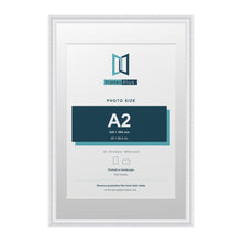 Louis Range White Picture, Photo & Poster Frame with White Mount - 30x20" Frame for A2 Photo, White