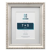 Louis Range Silver Picture, Photo & Poster Frame with White Mount