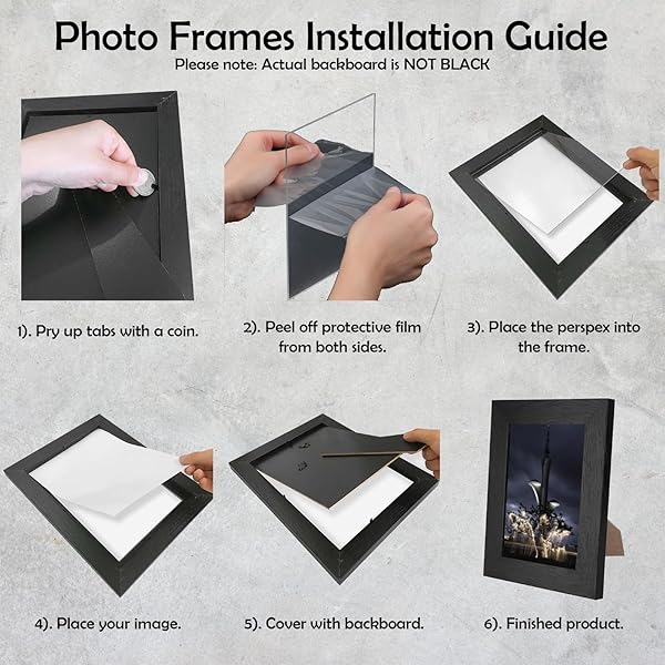 Slim Range Black Picture, Photo & Poster Frame