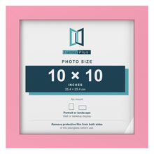 Baby Pink picture frame for a 10 x 10 inch photo