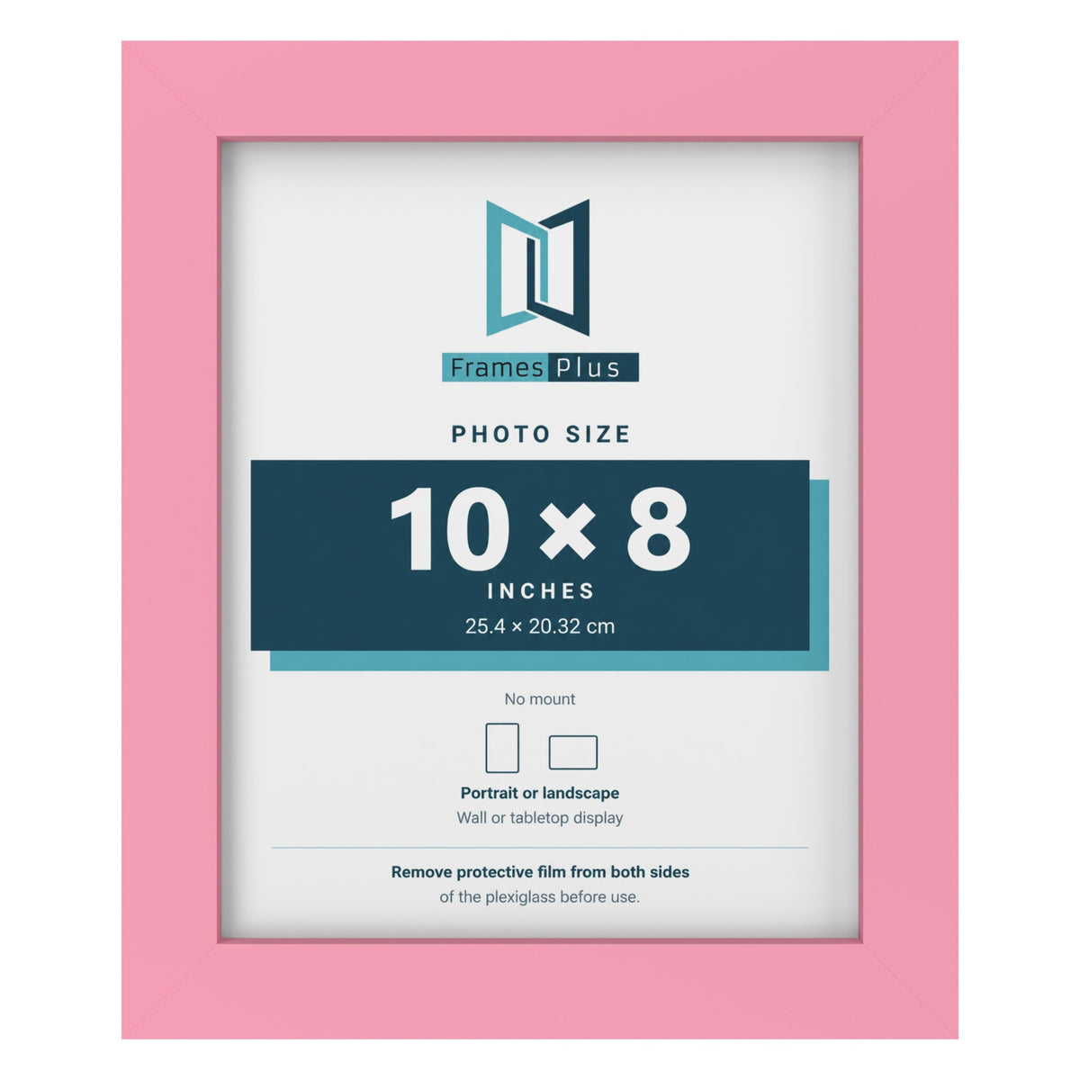 Baby Pink picture frame for a 10 x 8 inch photo