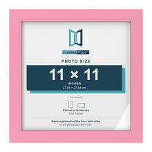 Baby Pink picture frame for a 11 x 11 inch photo