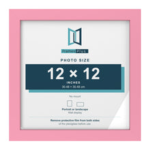 Baby Pink picture frame for a 12 x 12 inch photo